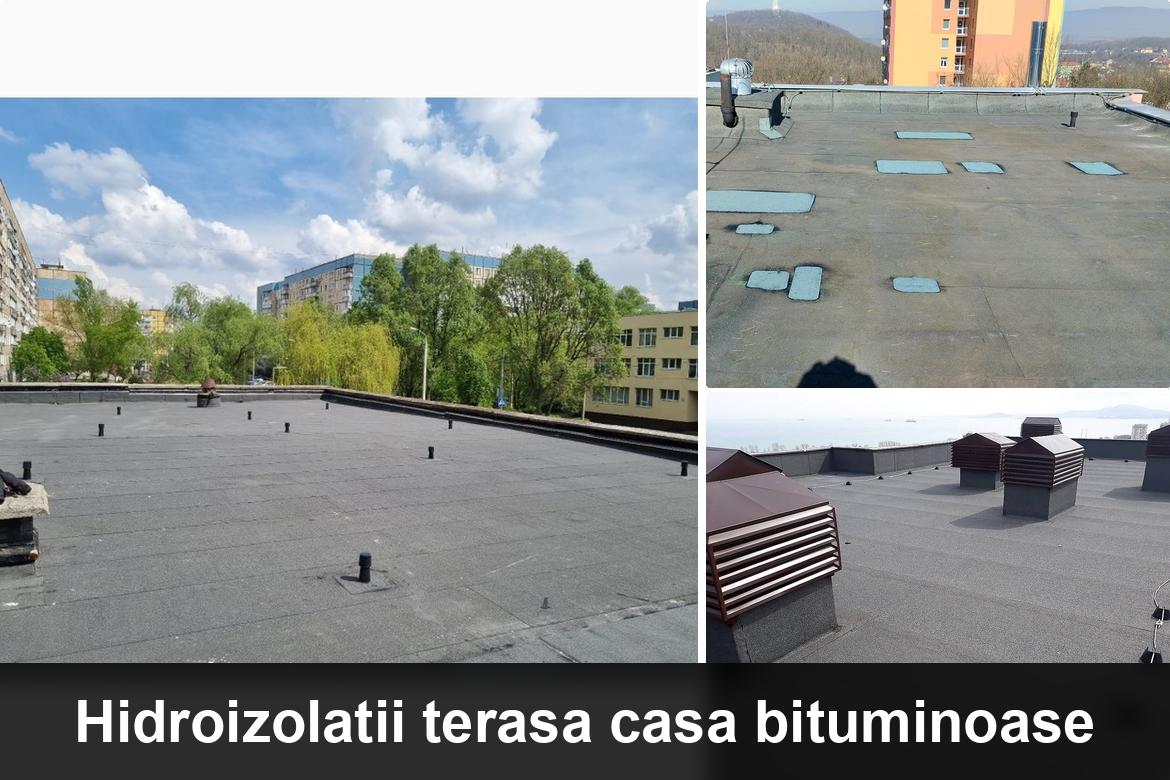 hidroizolatie terasa cu membrana bituminoasa