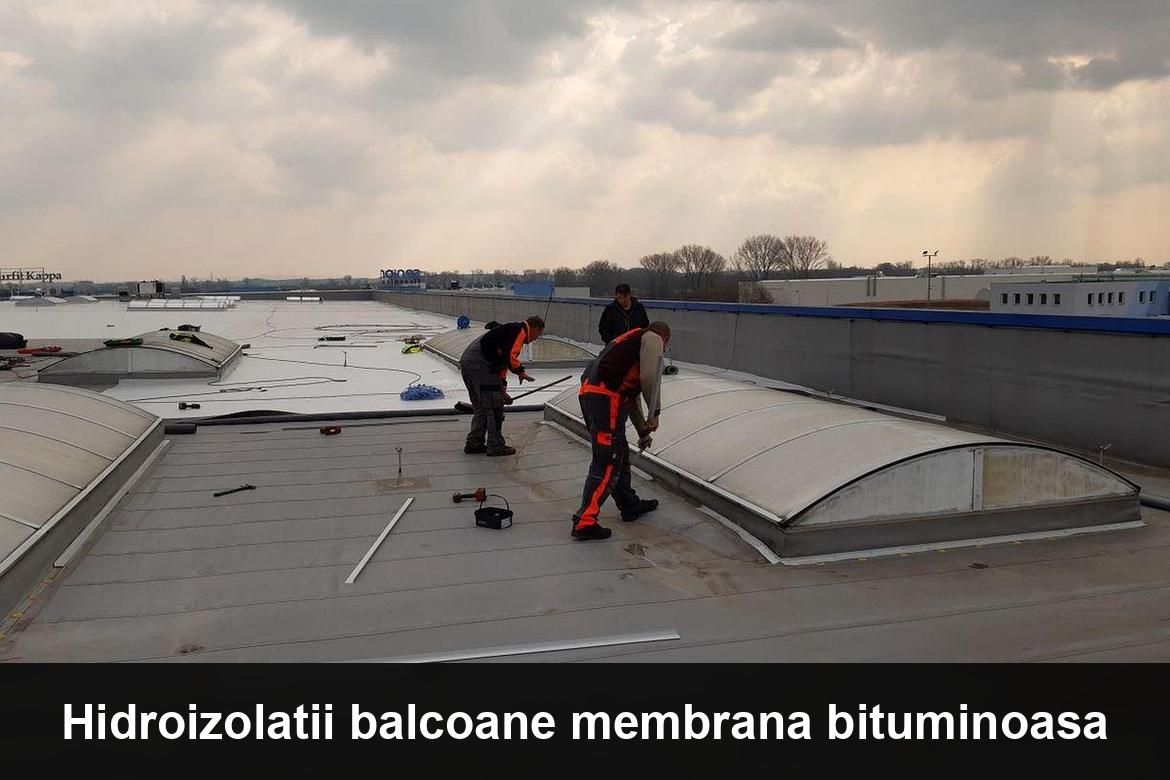 hidroizolatie terasa cu membrana bituminoasa