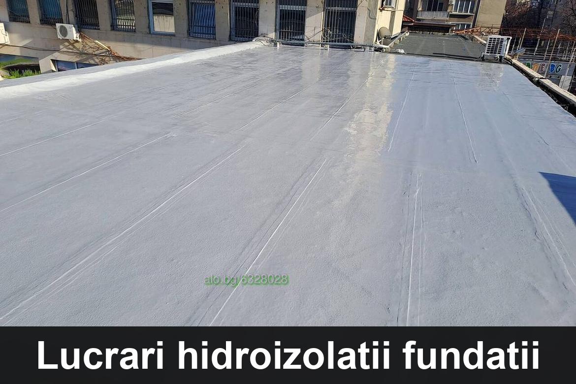 hidroizolatie terasa cu membrana bituminoasa