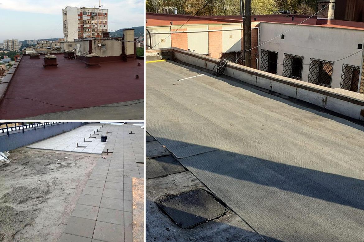 hidroizolatie terasa cu membrana bituminoasa