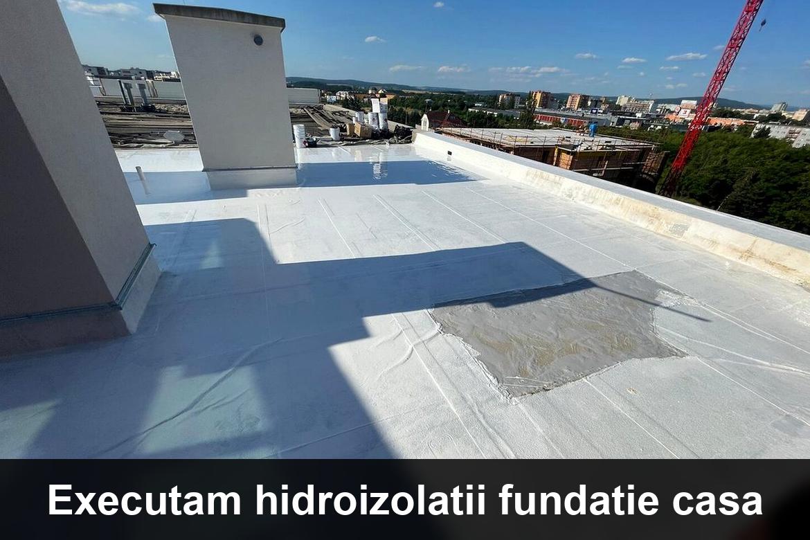 lucrare hidroizolatie terasa finalizata