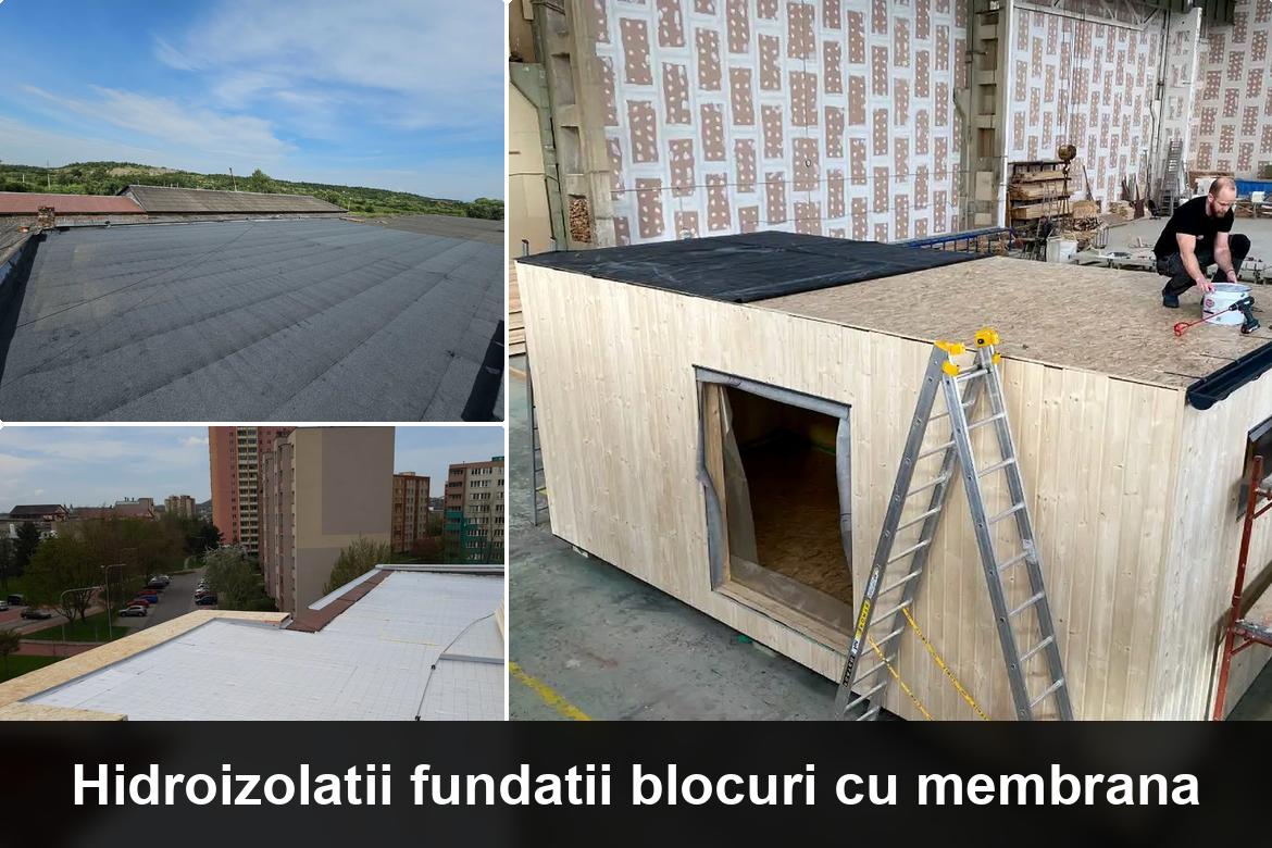 hidroizolatie terasa cu membrana bituminoasa
