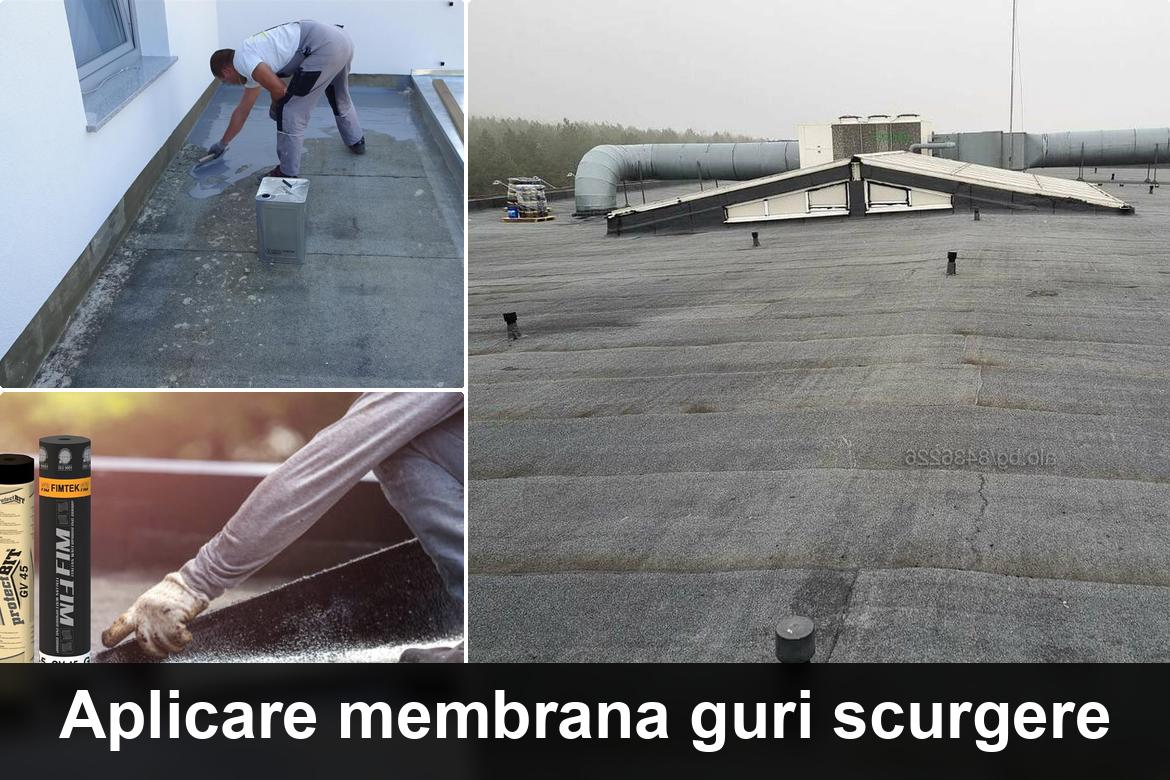 hidroizolatie terasa cu membrana bituminoasa