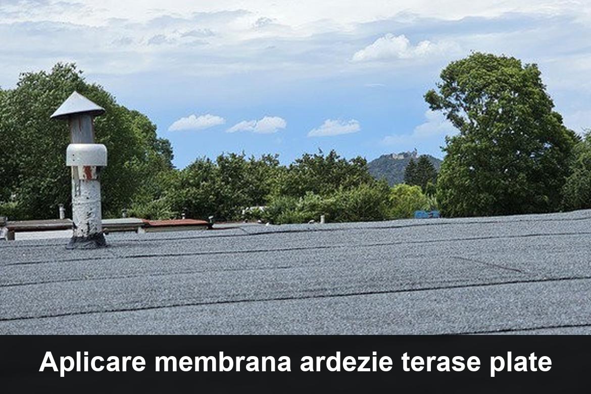 lucrare hidroizolatie terasa finalizata