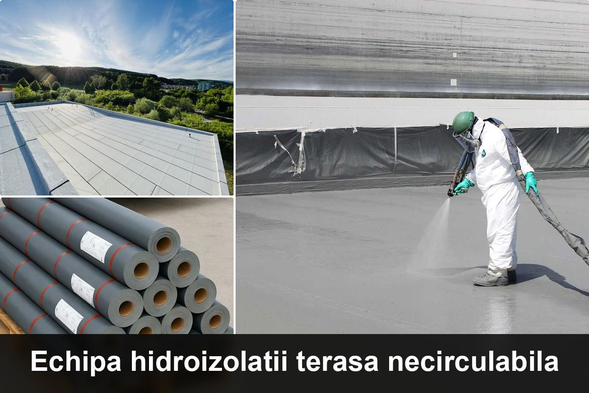 lucrare hidroizolatie terasa finalizata