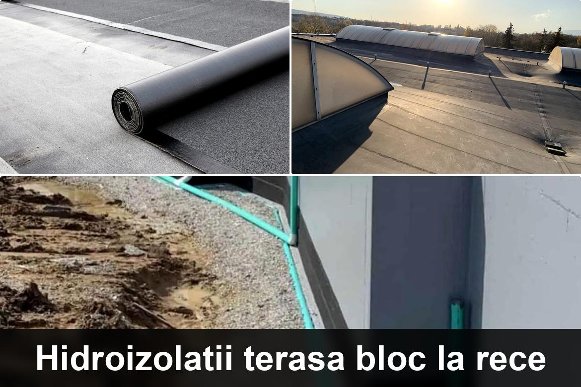 hidroizolatie terasa cu membrana bituminoasa