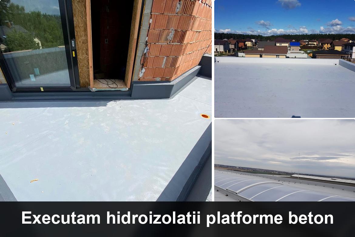 lucrare hidroizolatie terasa finalizata