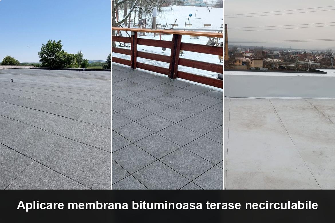 hidroizolatie terasa cu membrana bituminoasa