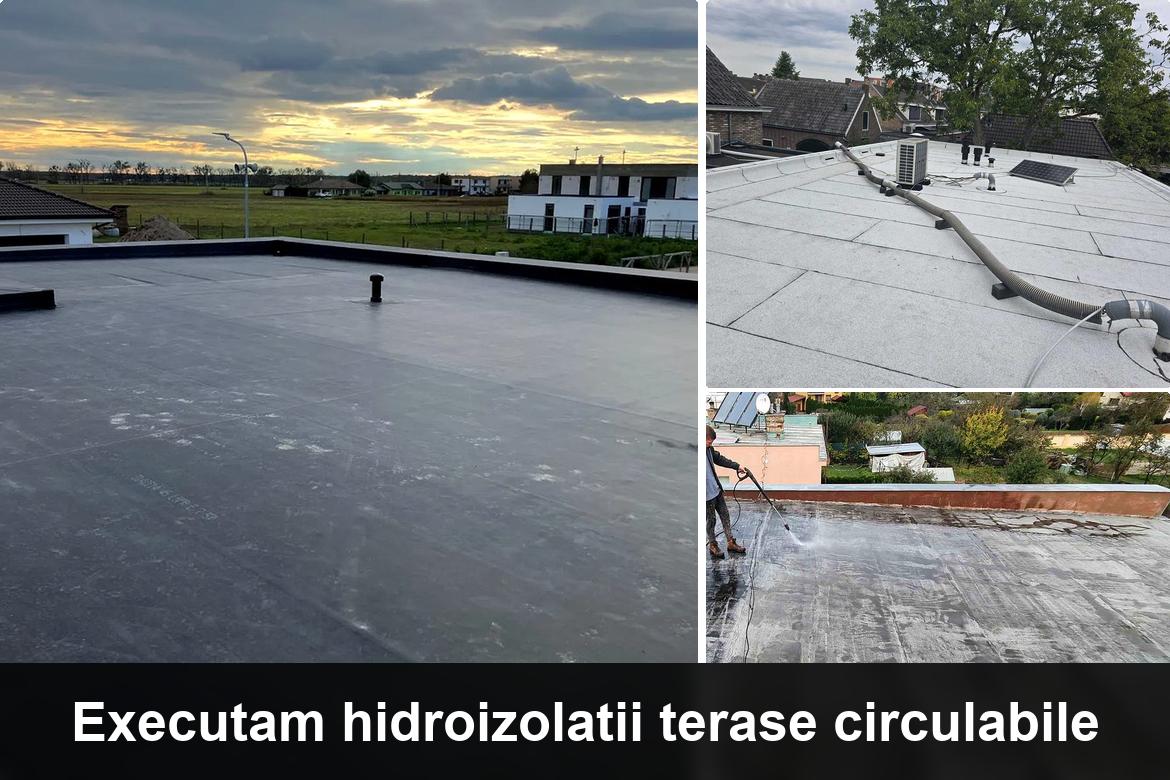hidroizolatie terasa cu membrana bituminoasa