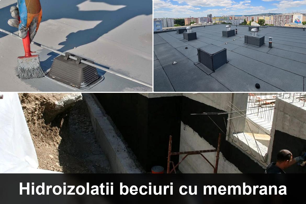 hidroizolatie terasa cu membrana bituminoasa