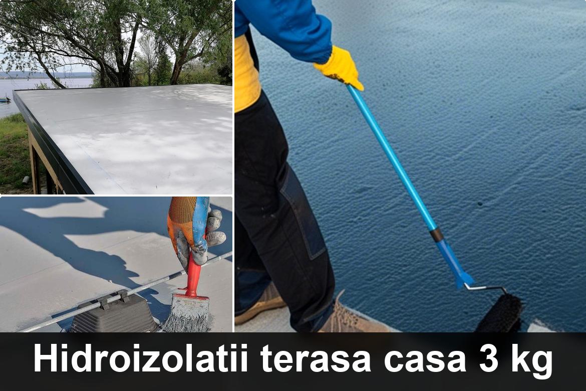 hidroizolatie terasa cu membrana bituminoasa