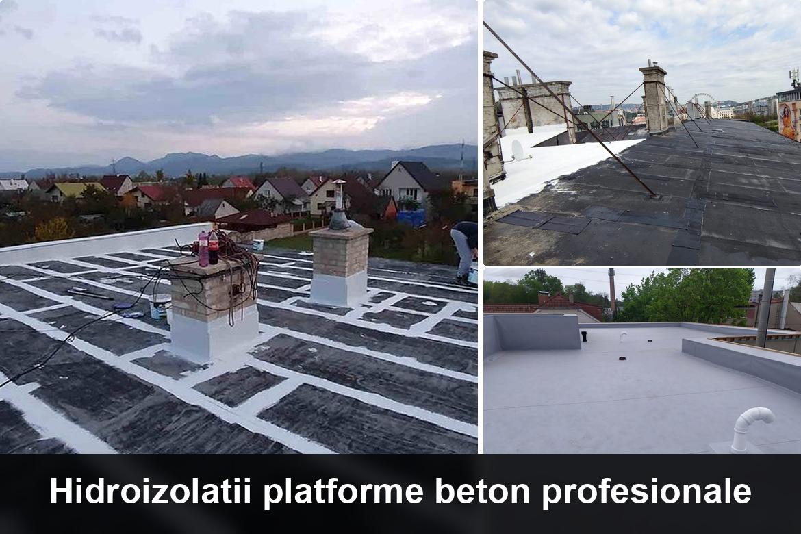 lucrare hidroizolatie terasa finalizata