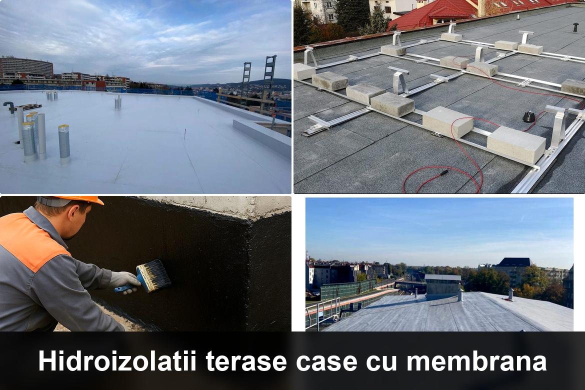 hidroizolatie terasa cu membrana bituminoasa