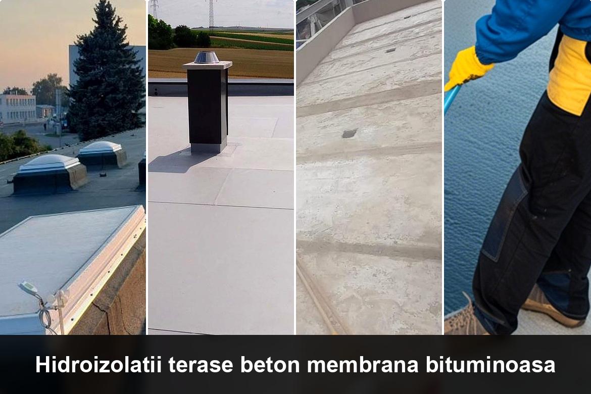 hidroizolatie terasa cu membrana bituminoasa