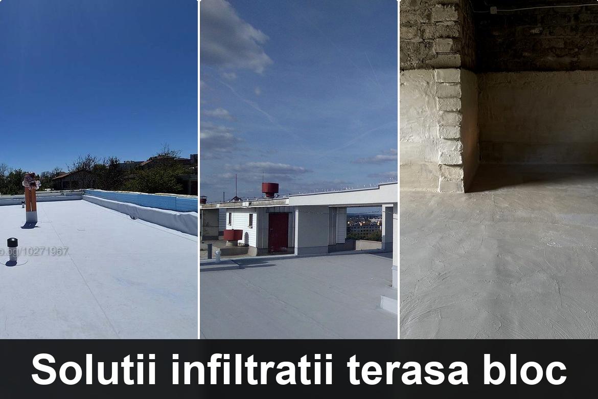 lucrare hidroizolatie terasa finalizata