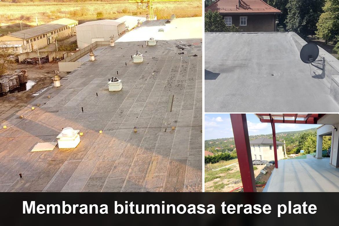 hidroizolatie terasa cu membrana bituminoasa