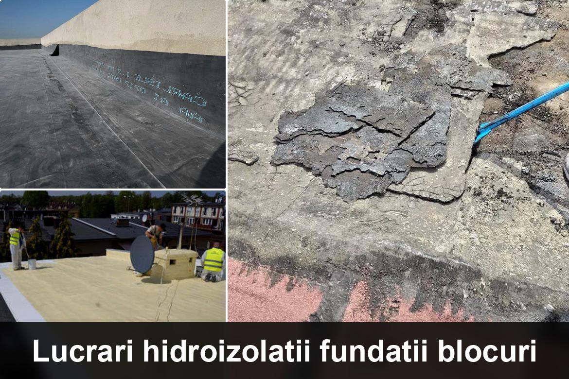 hidroizolatie terasa cu membrana bituminoasa