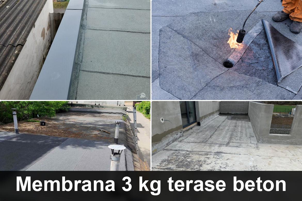 hidroizolatie terasa cu membrana bituminoasa