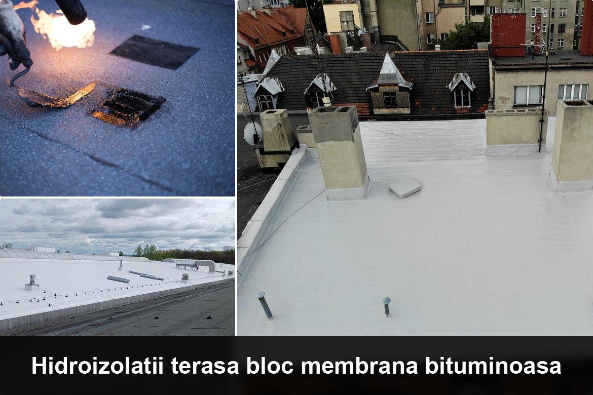 hidroizolatie terasa cu membrana bituminoasa
