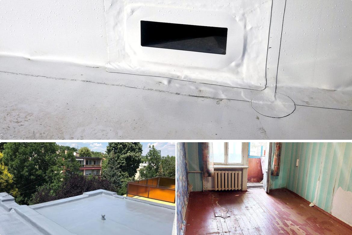 lucrare hidroizolatie terasa finalizata
