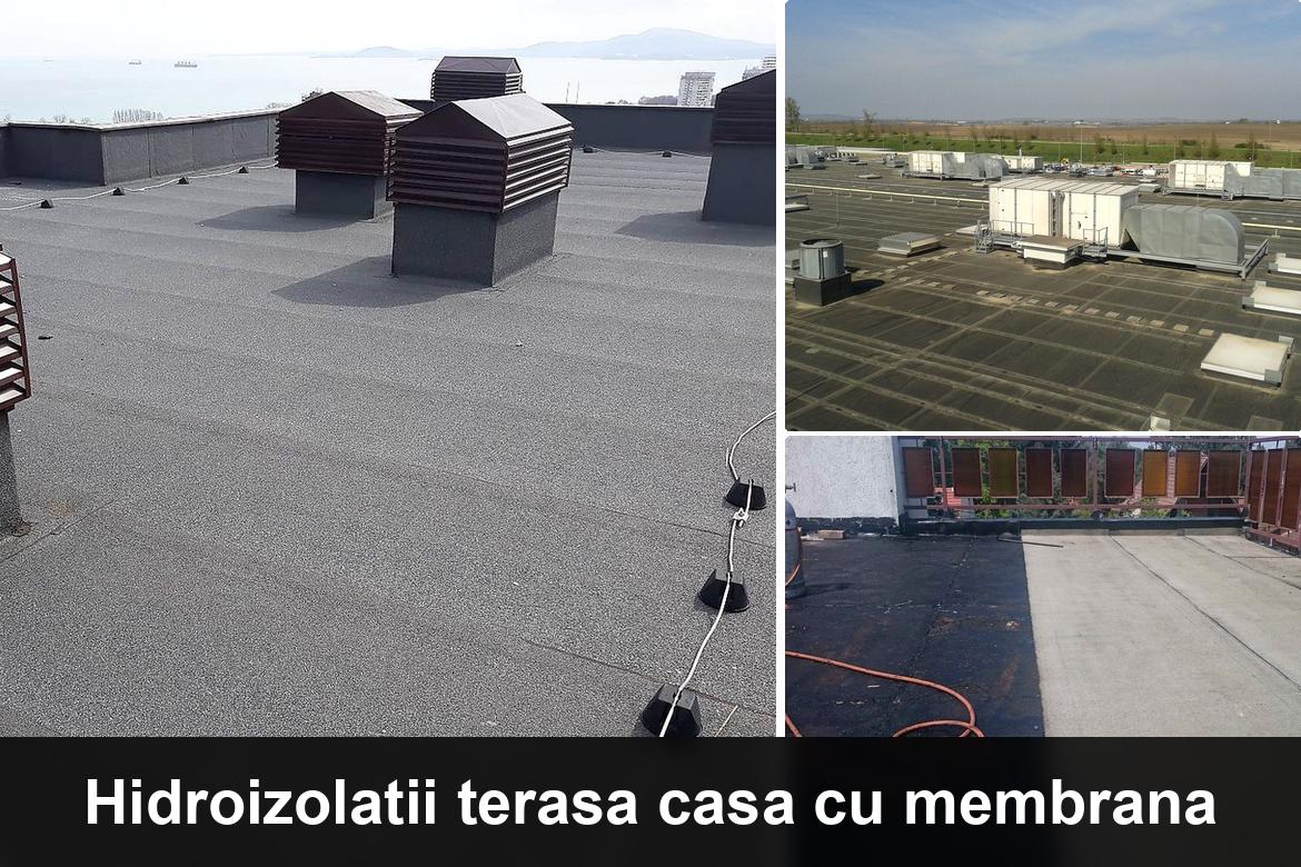 lucrare hidroizolatie terasa finalizata