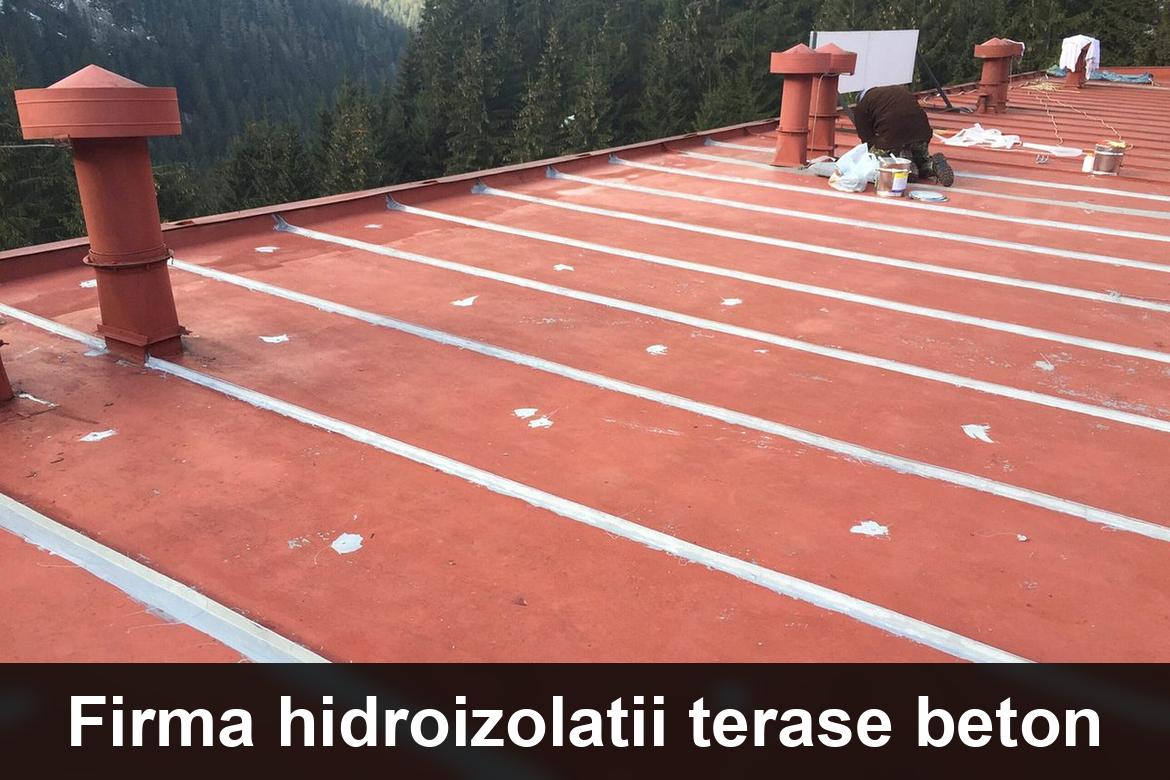 lucrare hidroizolatie terasa finalizata