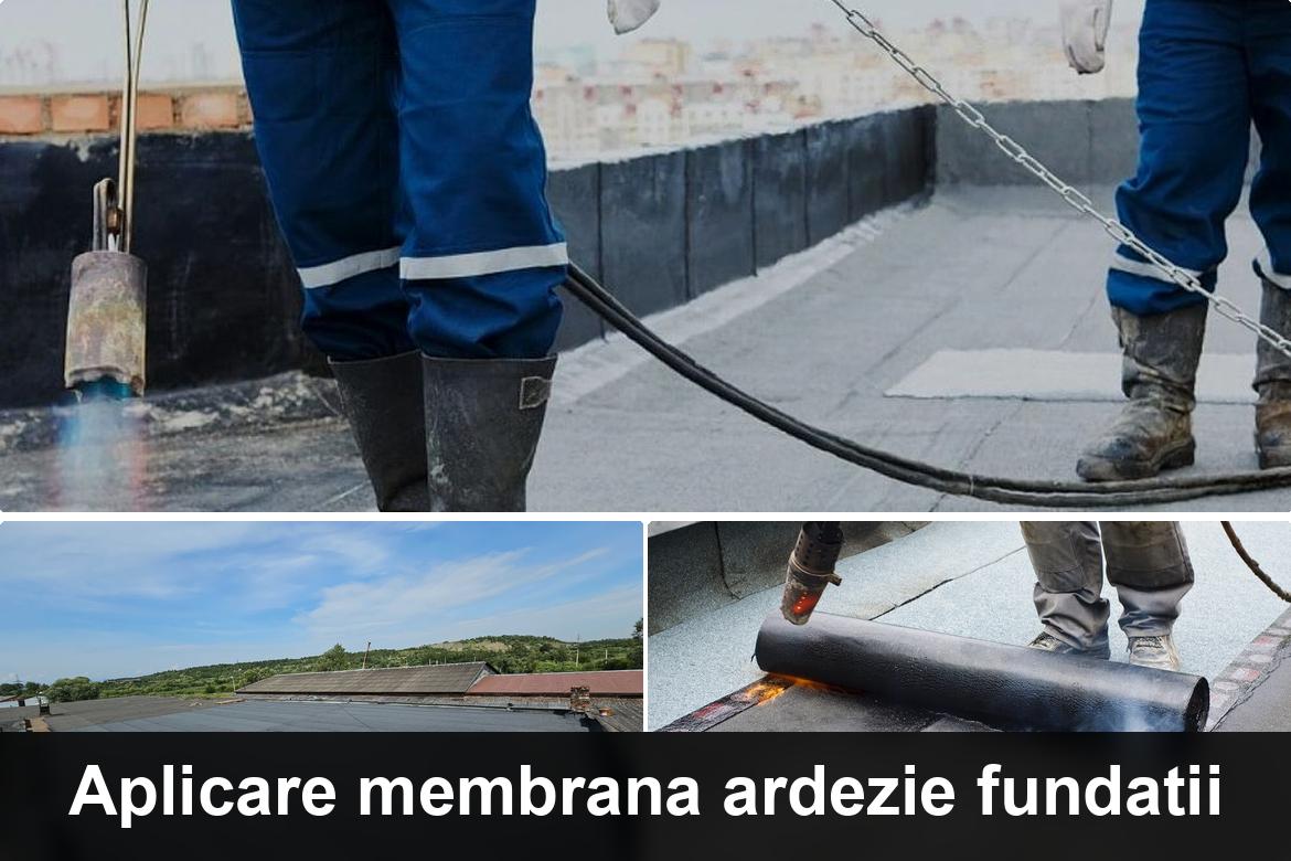 hidroizolatie terasa cu membrana bituminoasa