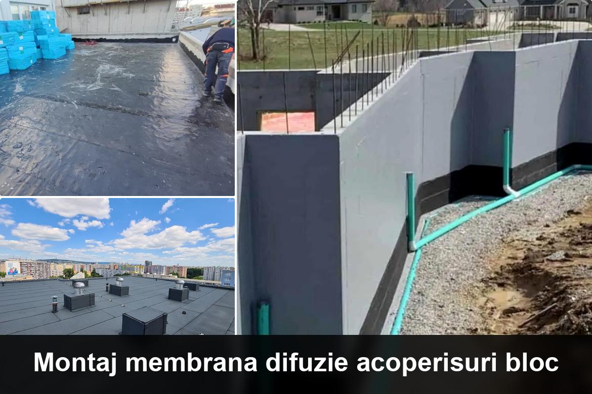 hidroizolatie terasa cu membrana bituminoasa