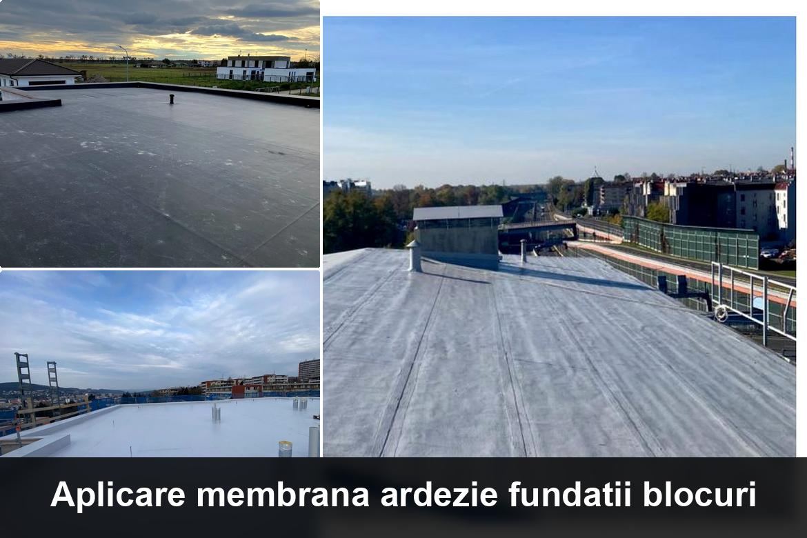 lucrare hidroizolatie terasa finalizata