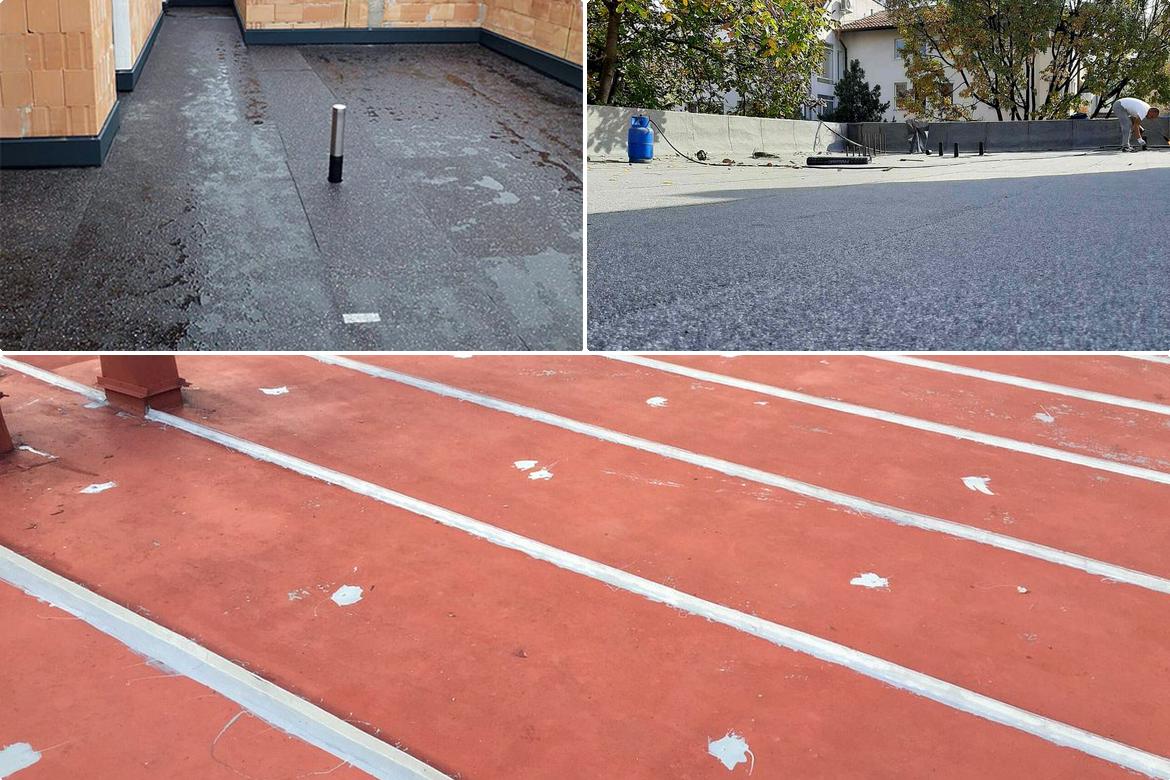 hidroizolatie terasa cu membrana bituminoasa