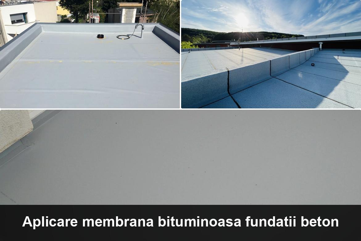 hidroizolatie terasa cu membrana bituminoasa