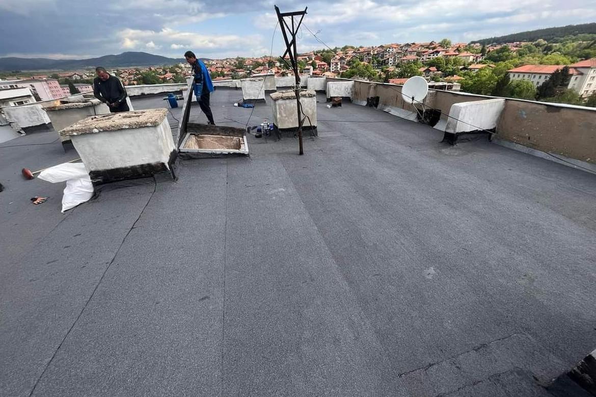 hidroizolatie terasa cu membrana bituminoasa
