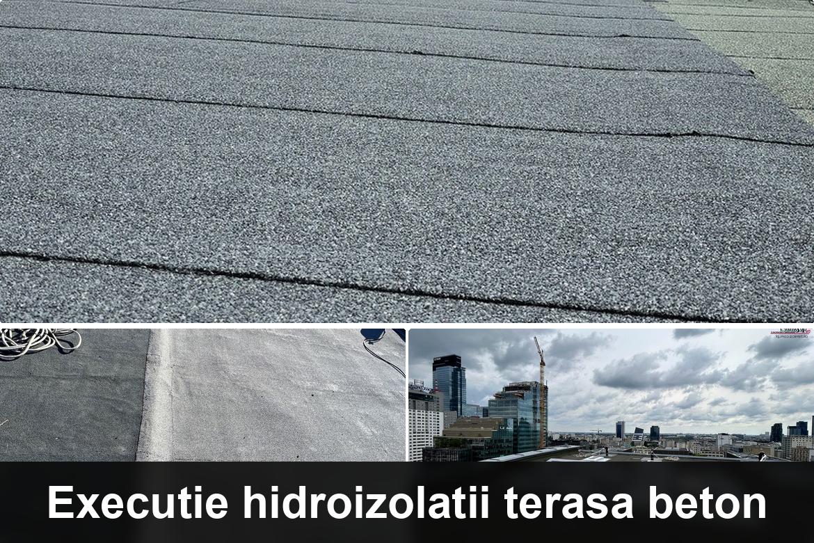 hidroizolatie terasa cu membrana bituminoasa