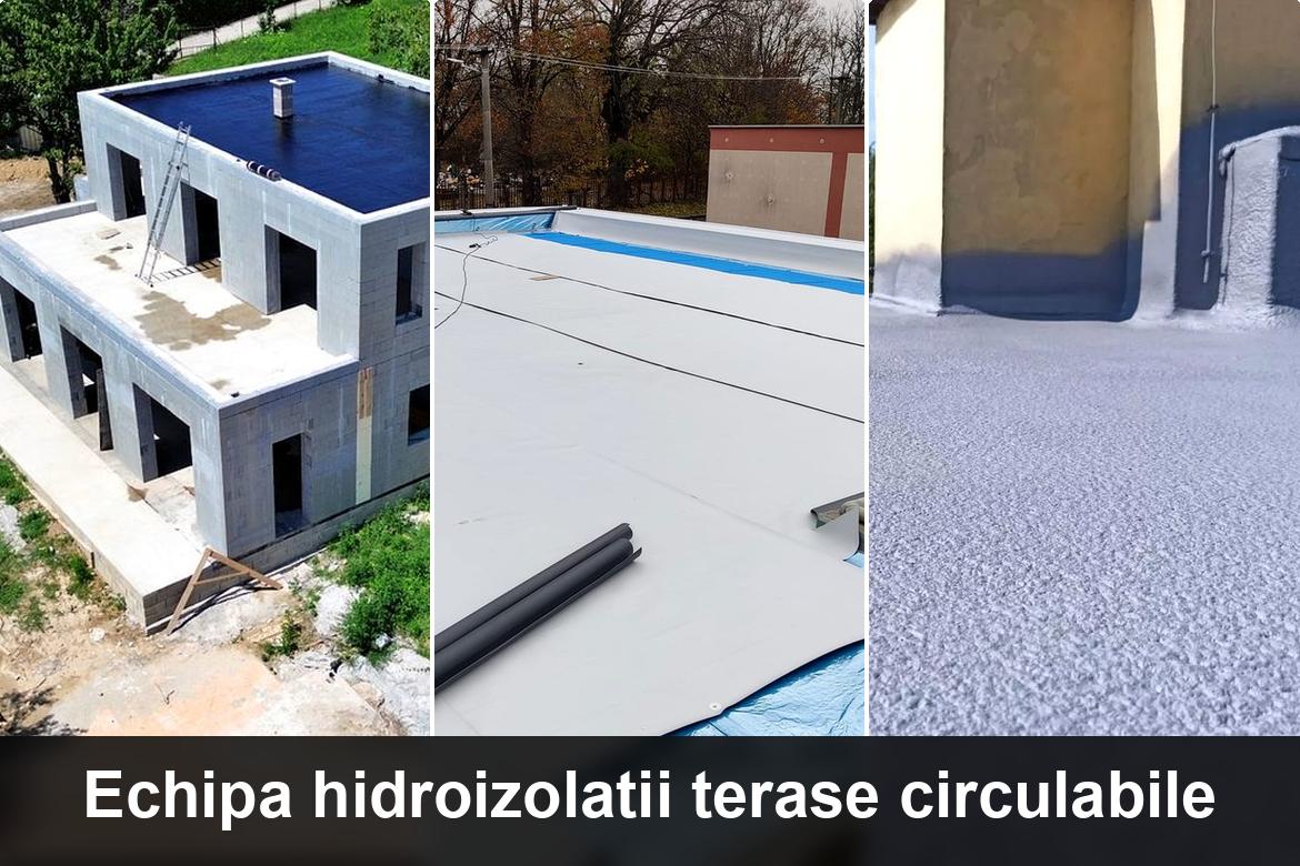 hidroizolatie terasa cu membrana bituminoasa