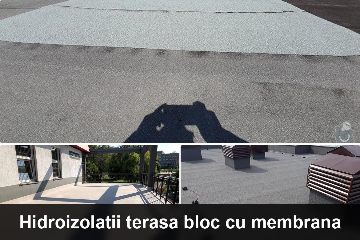 hidroizolatie terasa cu membrana bituminoasa