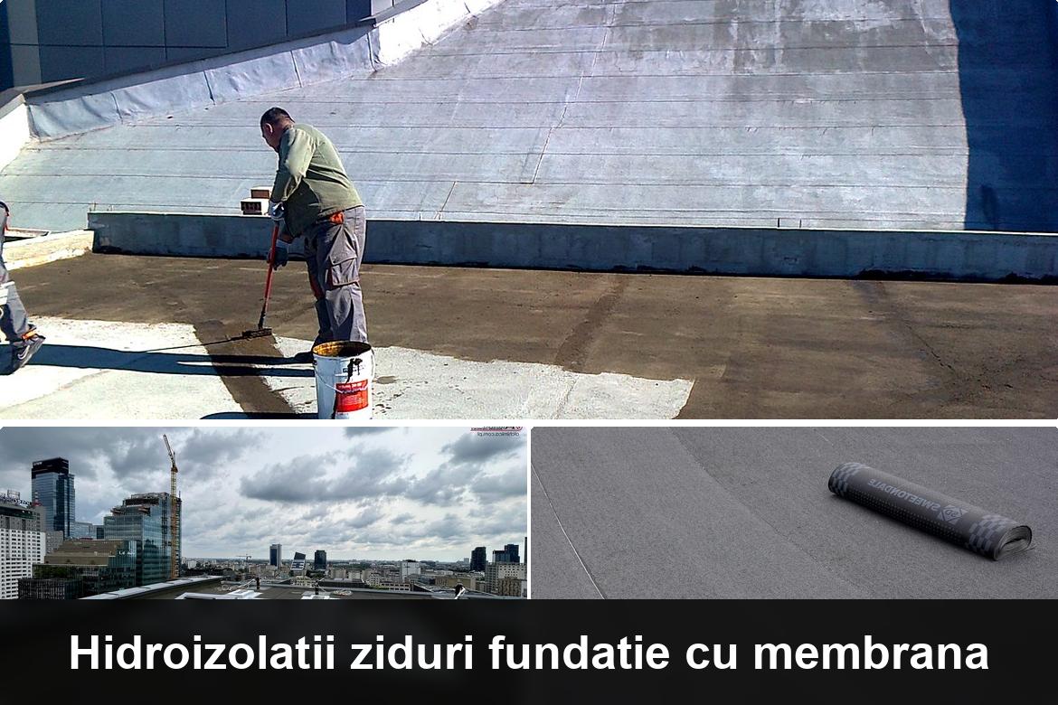 hidroizolatie terasa cu membrana bituminoasa