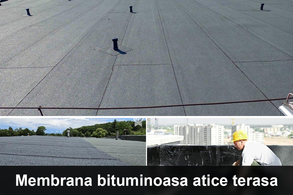hidroizolatie terasa cu membrana bituminoasa