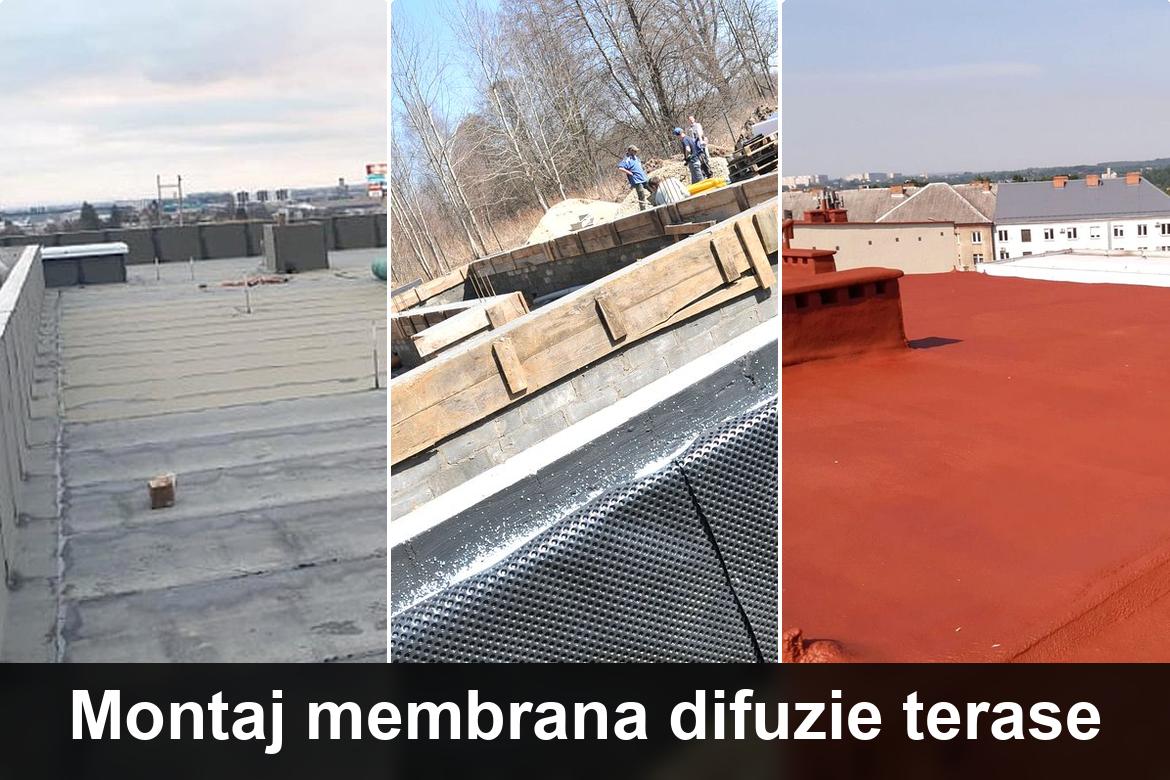 lucrare hidroizolatie terasa finalizata