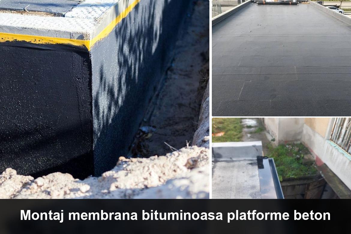 hidroizolatie terasa cu membrana bituminoasa