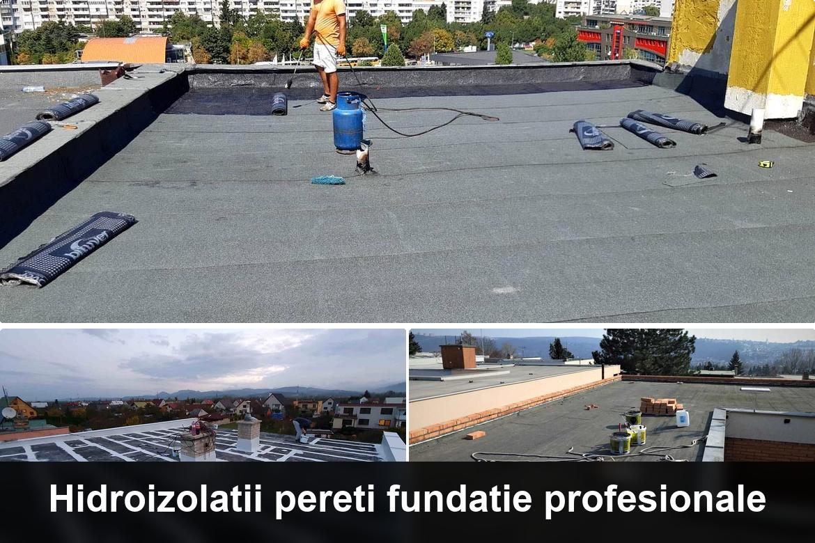 hidroizolatie terasa cu membrana bituminoasa