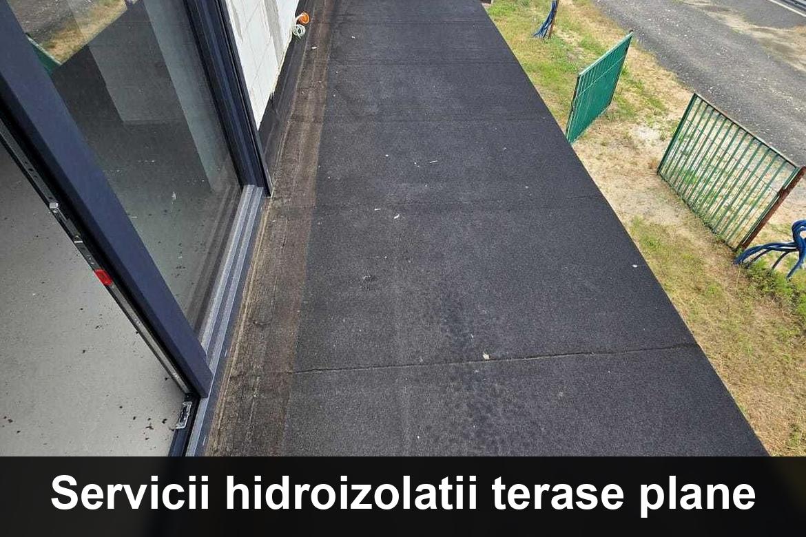 lucrare hidroizolatie terasa finalizata