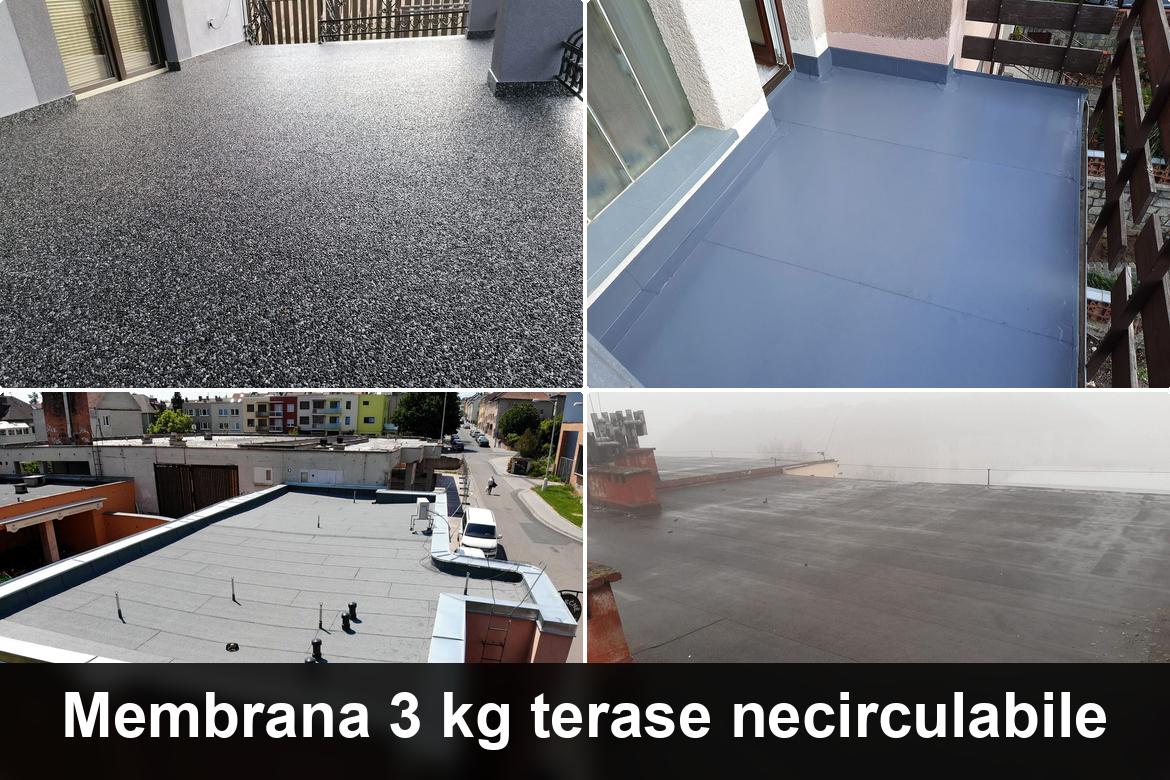 hidroizolatie terasa cu membrana bituminoasa