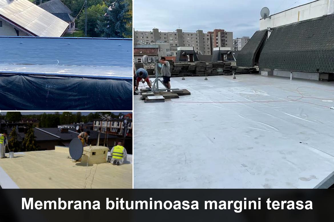 hidroizolatie terasa cu membrana bituminoasa