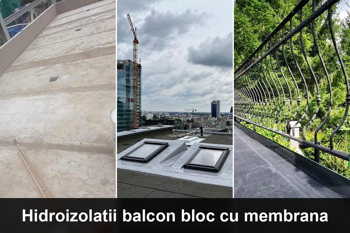 lucrare hidroizolatie terasa finalizata