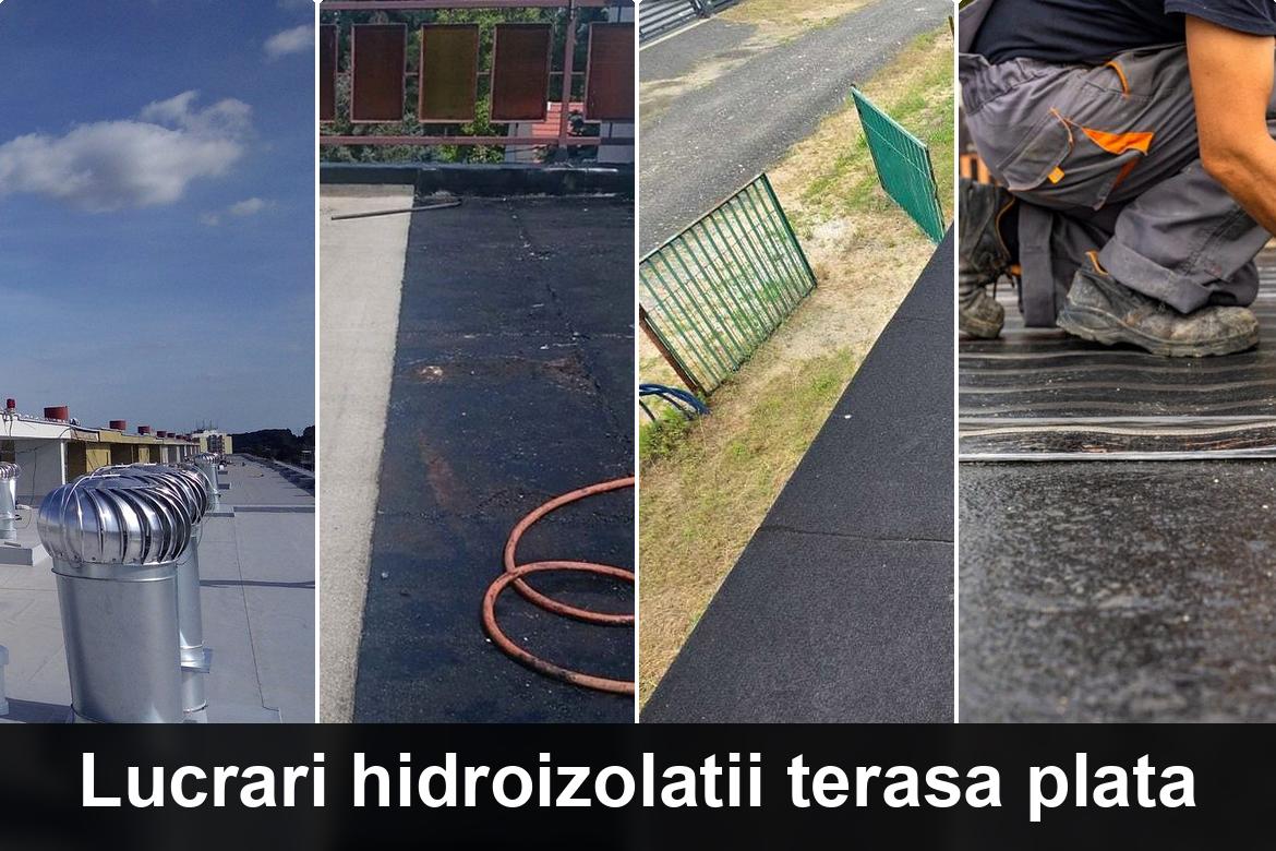 hidroizolatie terasa cu membrana bituminoasa
