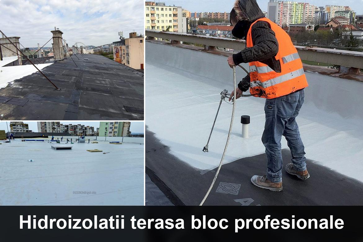 hidroizolatie terasa cu membrana bituminoasa