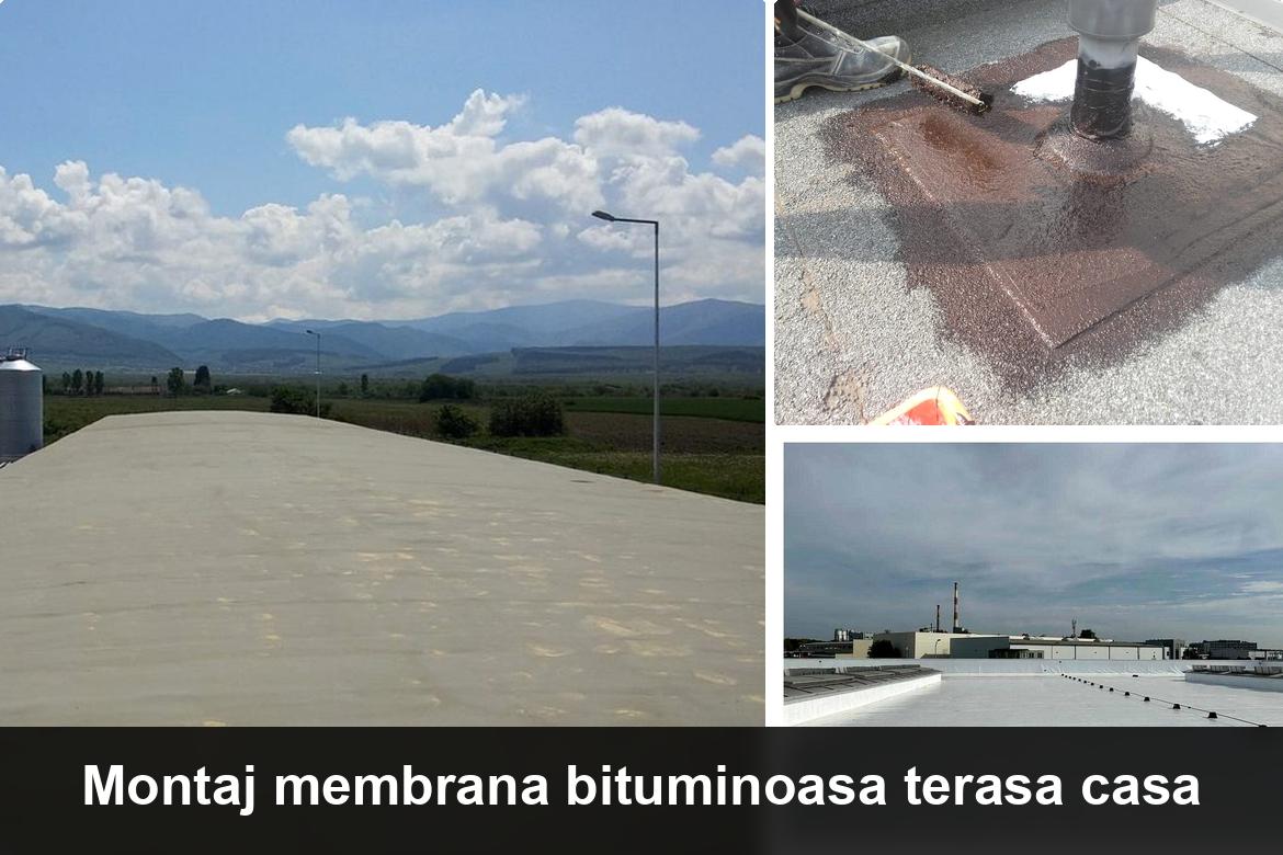 hidroizolatie terasa cu membrana bituminoasa