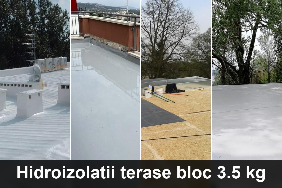 lucrare hidroizolatie terasa finalizata