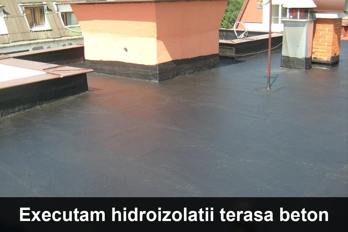 hidroizolatie terasa cu membrana bituminoasa