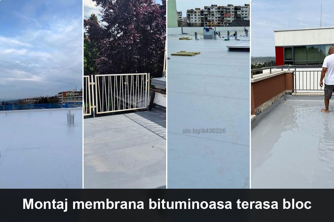 hidroizolatie terasa cu membrana bituminoasa